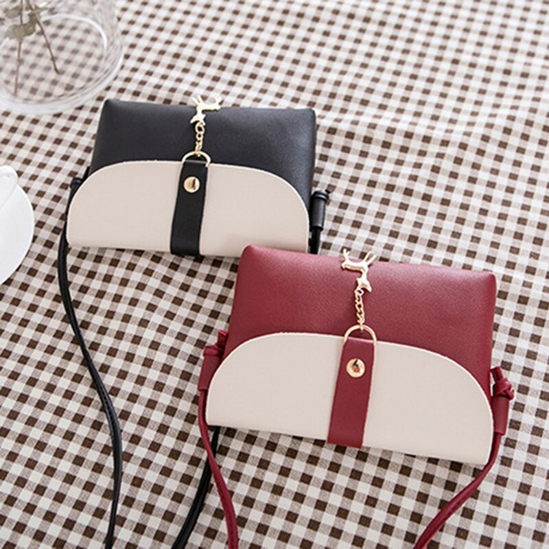 Small Crossbody Purse For Women With Pendant,Pu Leather Crossbody Bag With Strap Cell Phone Bag For Girl - ebowsos