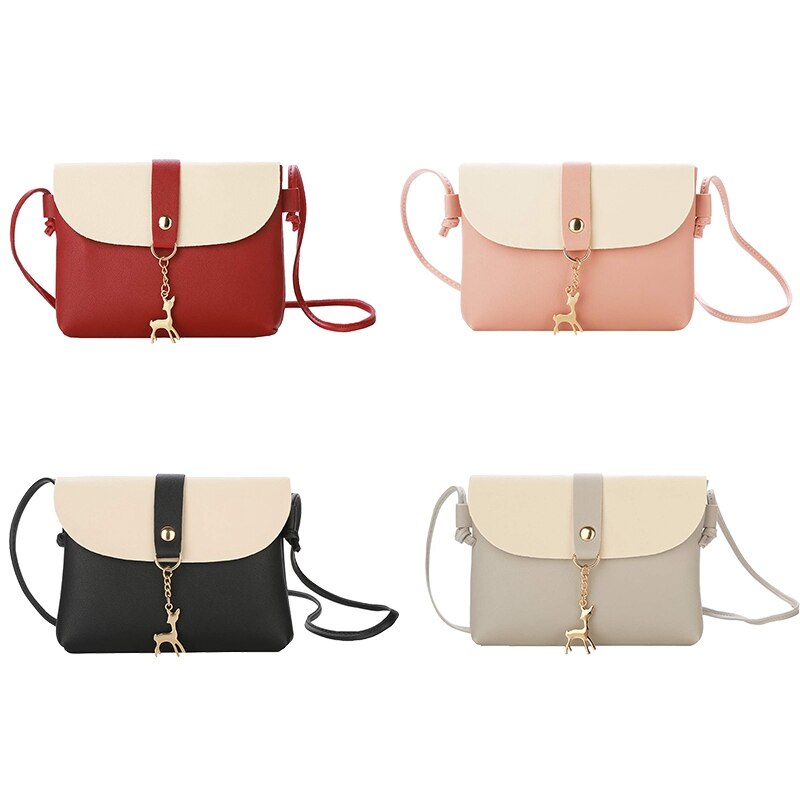 Small Crossbody Purse For Women With Pendant,Pu Leather Crossbody Bag With Strap Cell Phone Bag For Girl - ebowsos