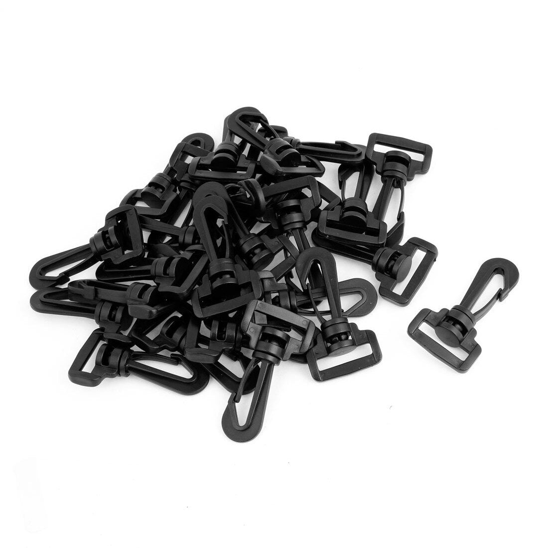 Strap Lanyard Plastic 2.5cm 1" Swivel Hooks Buckle 30pcs - ebowsos