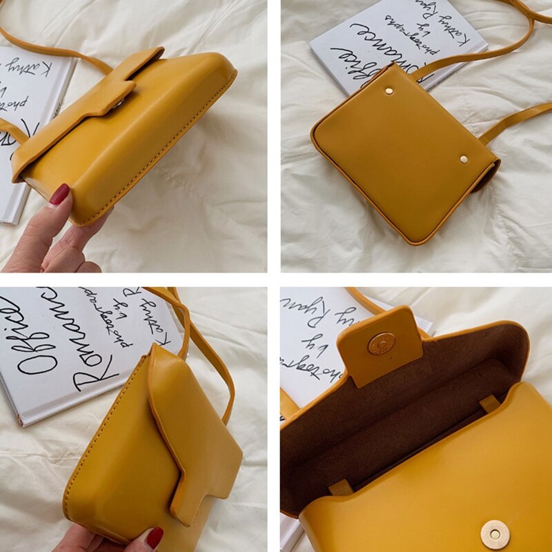 Summer Shoulder Bag Small Female Fashion Girl Simple Simple Small Square Bag - ebowsos