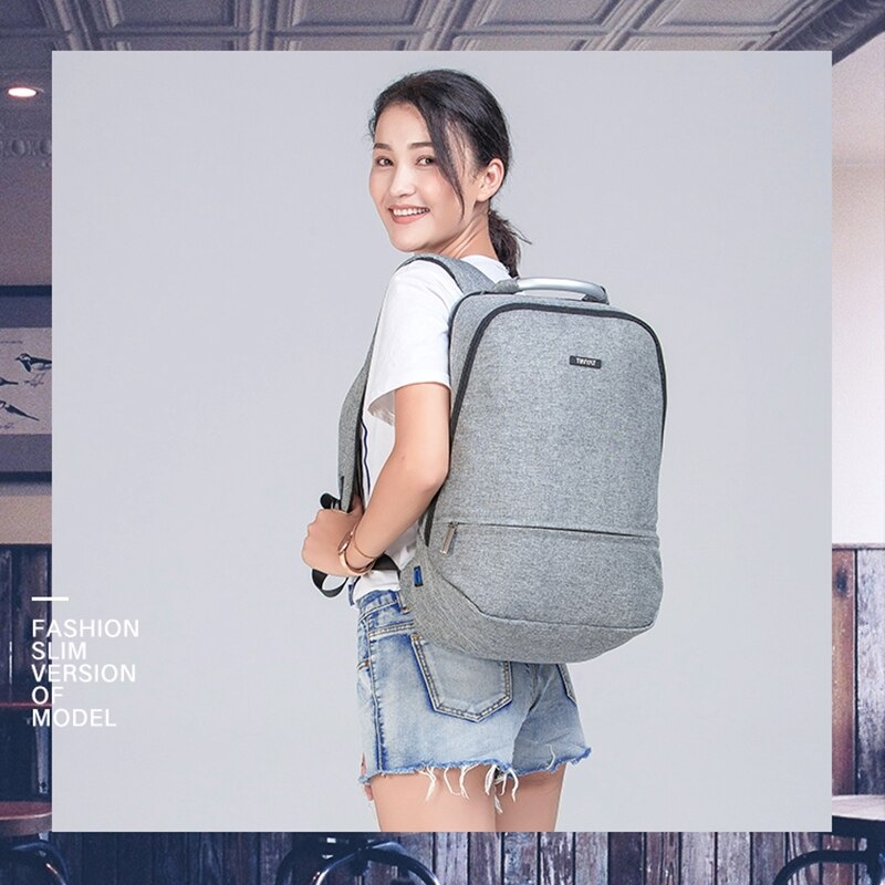 Tinyat New Backpack Back Bag Men Laptop Backpack 15Inch Large Polyester Travel School Backpack For Teenages Women Daypack - ebowsos