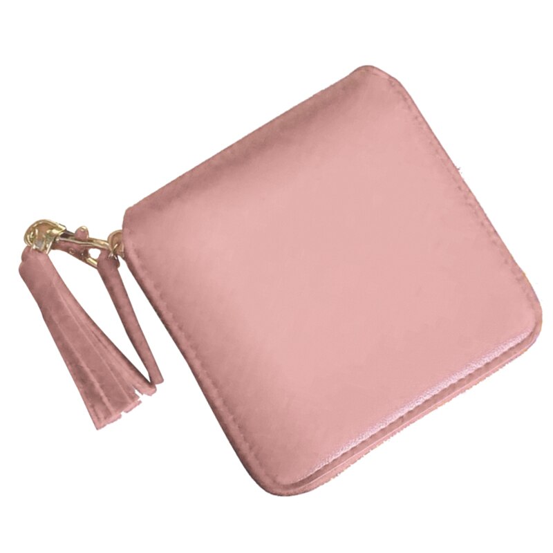 Top quality Square women coin purses holders wallet,leather female money designer tassel wallets famous brand women walle - ebowsos