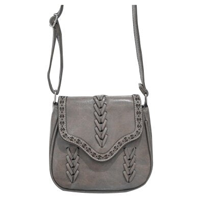 Trendy New Women Messenger Bag Weave Hollow Soft PU leather Casual  Shoulder Bag - ebowsos