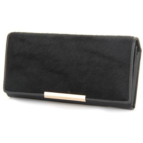 Wallet Women Wallet PU Leather Black Horse Fur - ebowsos