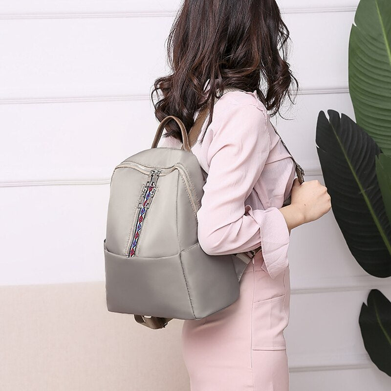 Wild Fashion Leisure Travel Bag Student Bag Backpack Ladies And Women Backpack Mobile Phone Bag - ebowsos