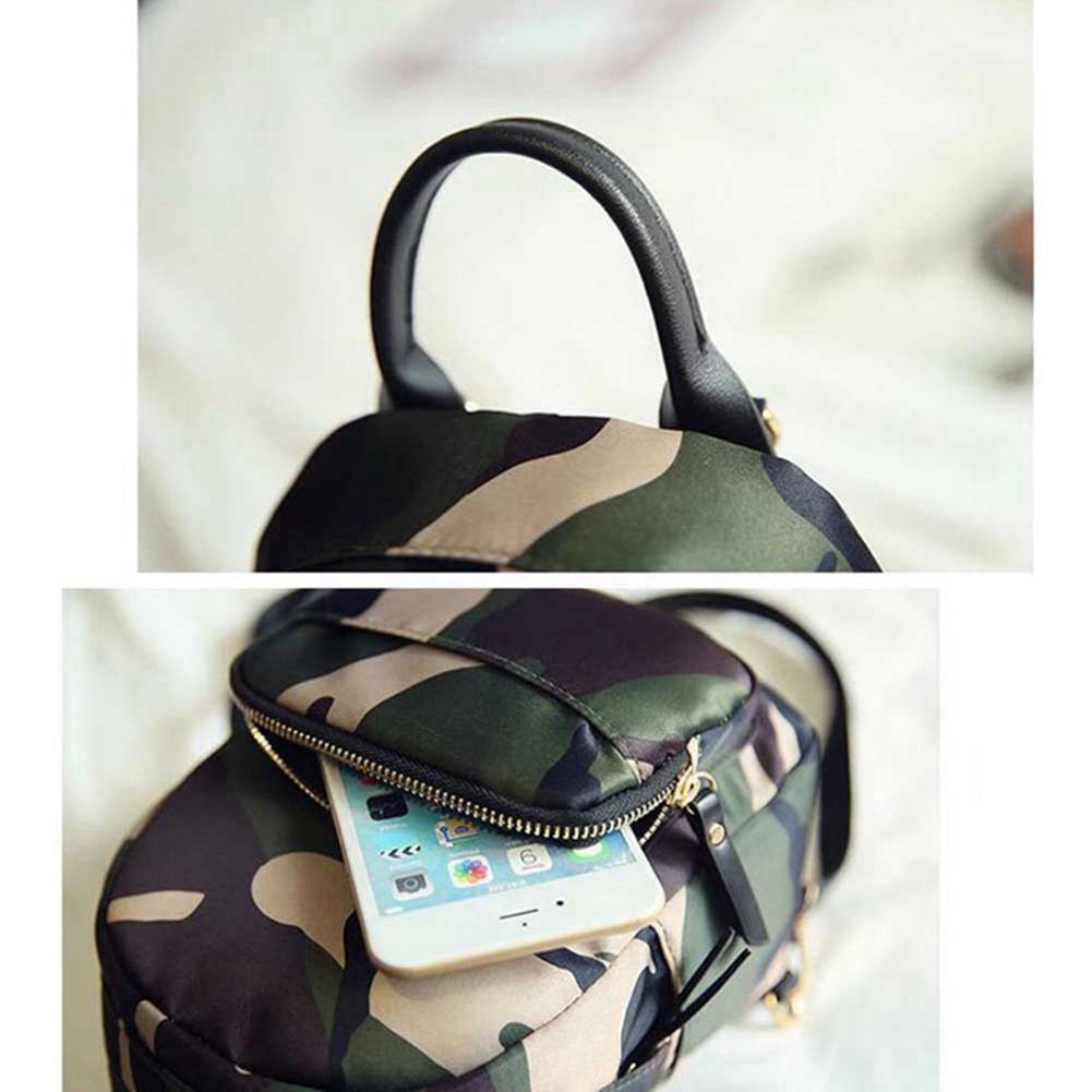 Women Backpack Nylon Shoulder School Travel Bag Small Casual backpack(Camouflage) - ebowsos