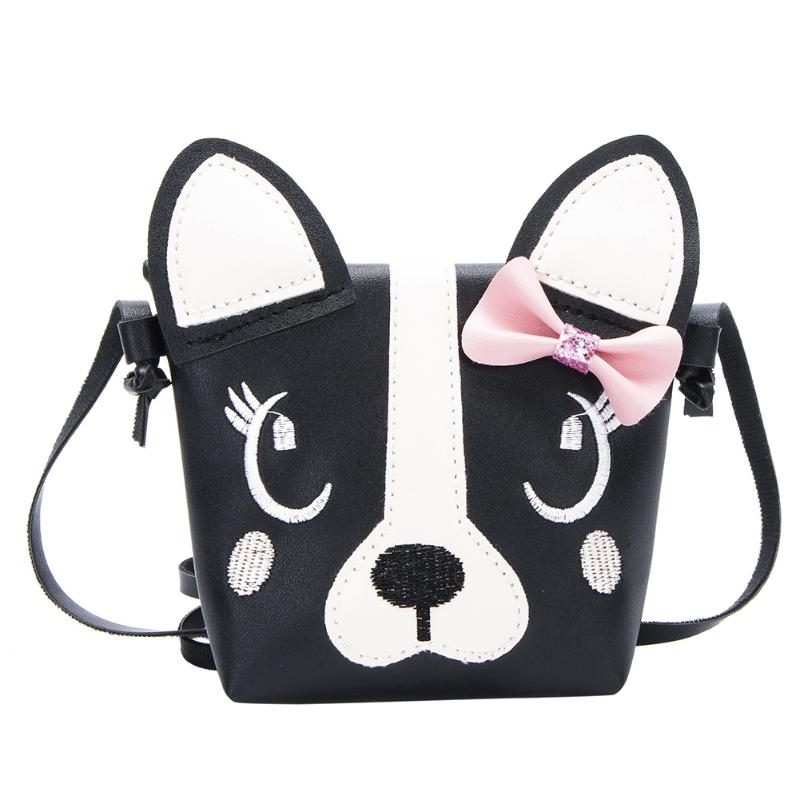 Women Bag Cute Dog Children Handbag Girl Shoulder Bag Baby PU Leather Crossbody Purse Should Bag Kids Fashion Messenger B - ebowsos