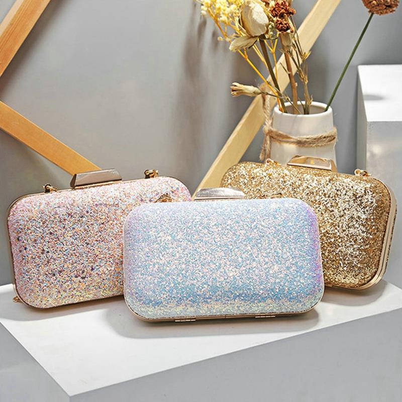 Women Evening Bag Wedding Party Bag Diamond Rhinestone Clutches Crystal Bling Clutch Bag Purses - ebowsos