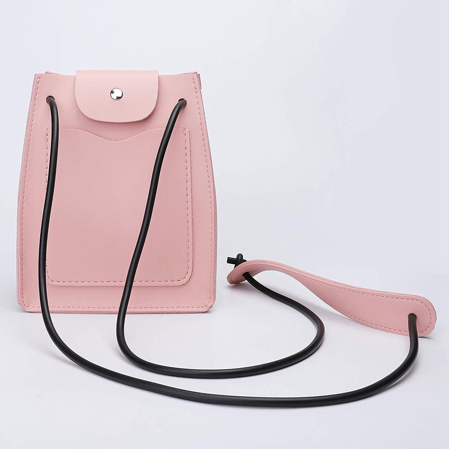 Women'S Bucket Bag Leather Cell Phone Purse Wallet Crossbody Shoulder Bag With Adjustable Strap For Girls - ebowsos