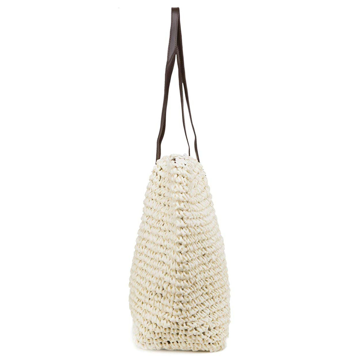 Women'S Classic Straw Summer Beach Sea Shoulder Bag Handbag Tote - ebowsos