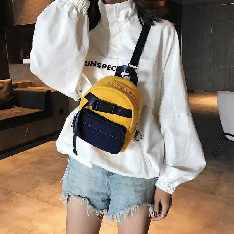 Women'S Fashion Shoulder Bags Joker Mini Backpacks Student Crossbody Bags - ebowsos