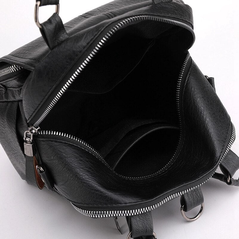 Women'S New Summer Multifunction Handbag Female Fashion PU Personality Retro Small Shoulder Messenger Bag Handbag - ebowsos