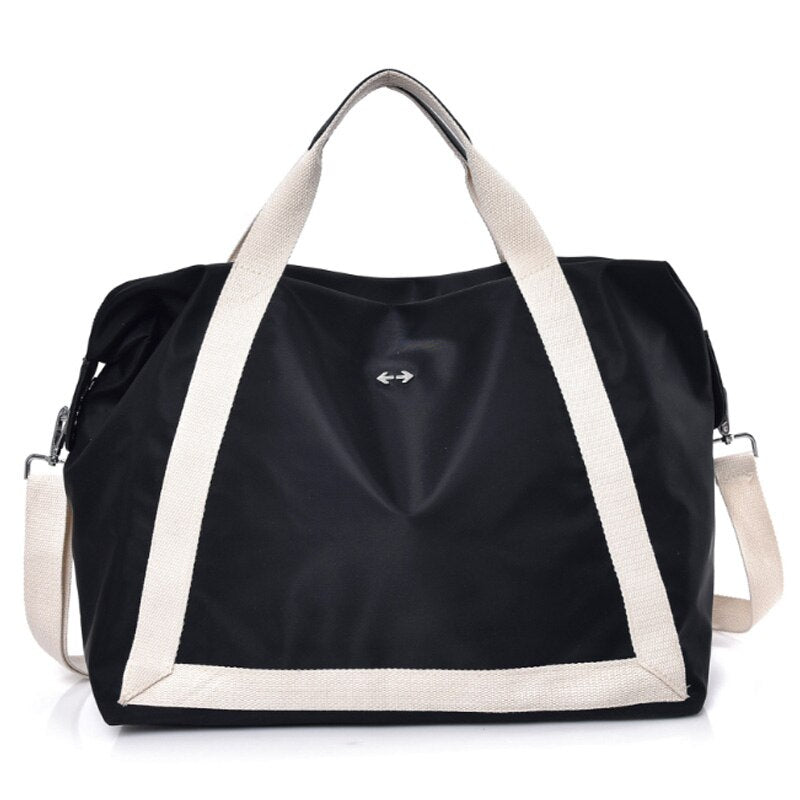 Women'S Nylon Travel Yoga Fitness Bag Ladies Fitness Handbag Handbag Waterproof Shoulder Sports Bag Messenger Bag Storage - ebowsos