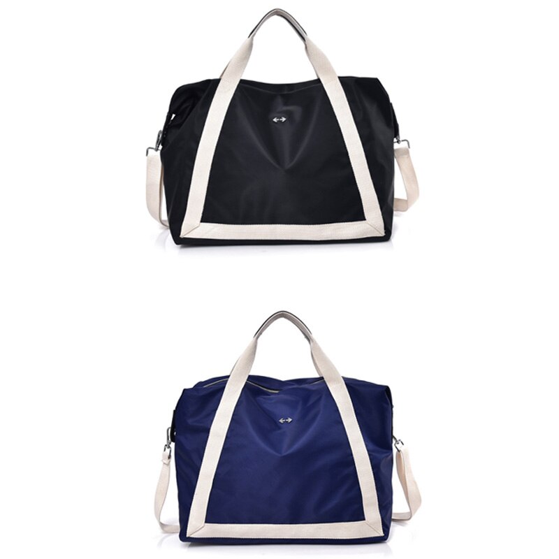 Women'S Nylon Travel Yoga Fitness Bag Ladies Fitness Handbag Handbag Waterproof Shoulder Sports Bag Messenger Bag Storage - ebowsos
