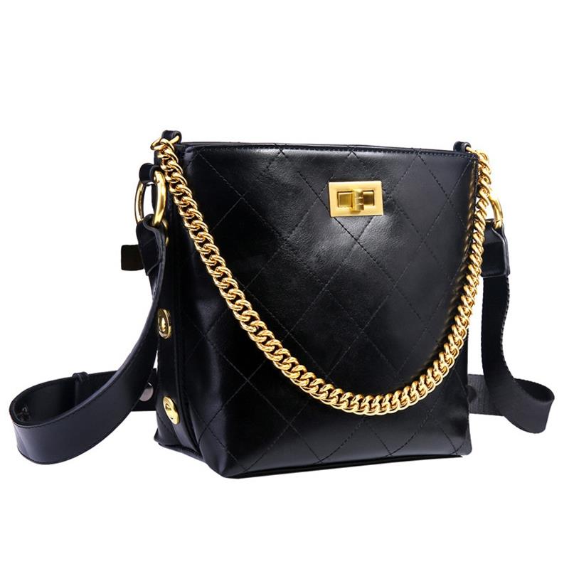 Women'S Shoulder Bag Large Chain Handbag Pu Leather Ladies Handbag Shopping Bag - ebowsos