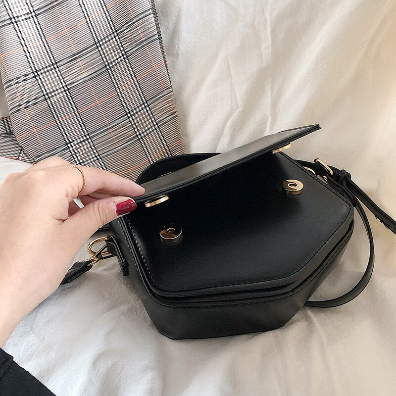 Women'S Vintage Leather Small Crossbody Fashion Handbags And Wallets Shoulder Bags Handbags Messenger Bag - ebowsos