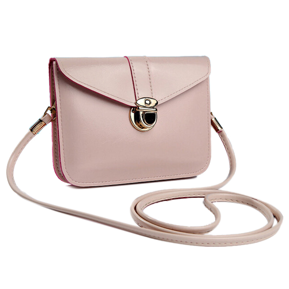 Women messenger bags Vintage style PU leather handbag Sweet cute Cross body handbags Clutch messenger bags - ebowsos