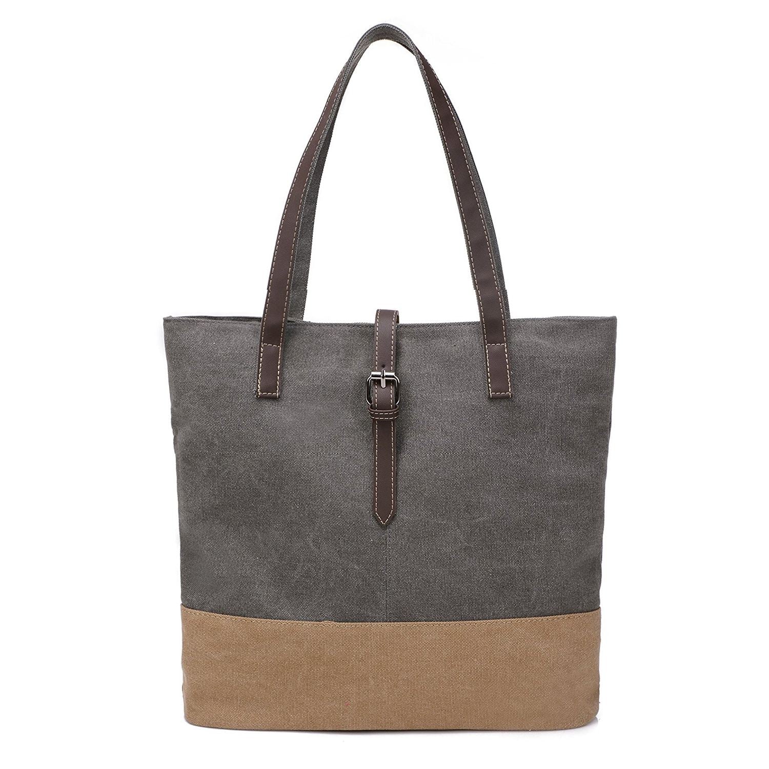 Women's Canvas Shoulder Hand Bag Tote Bag - ebowsos