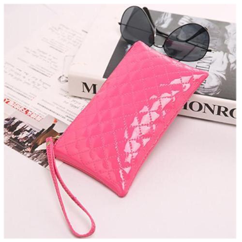 Womens Fashion Bags Receipt Holder Organizer Wallet Purse Clutch Handbag Rose Red - ebowsos