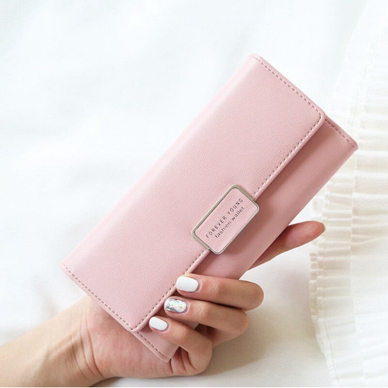 Womens Walllet RFID Blocking Bifold Multi Card Case Leather Wallet - ebowsos