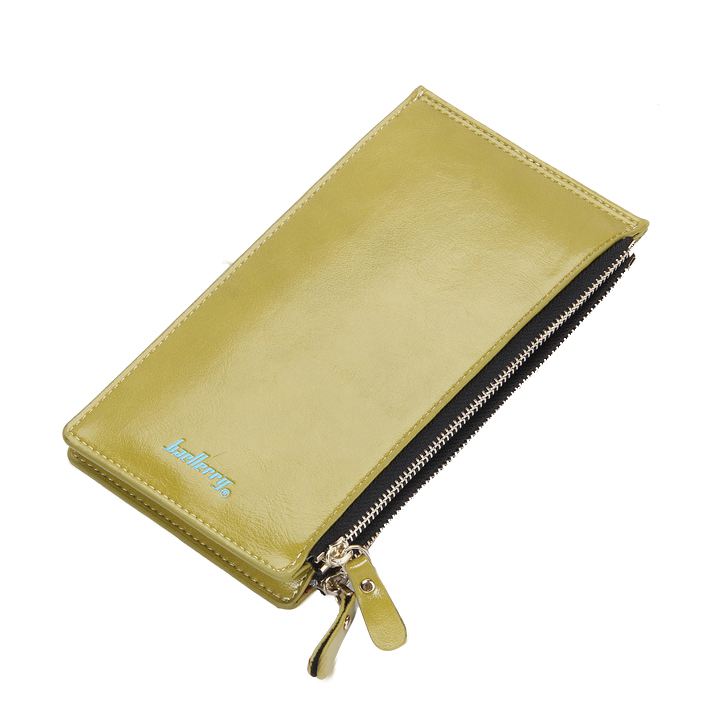 baellerry 1x PU leather Ladies long section multi-function zipper large capacity card Coin Purses - ebowsos