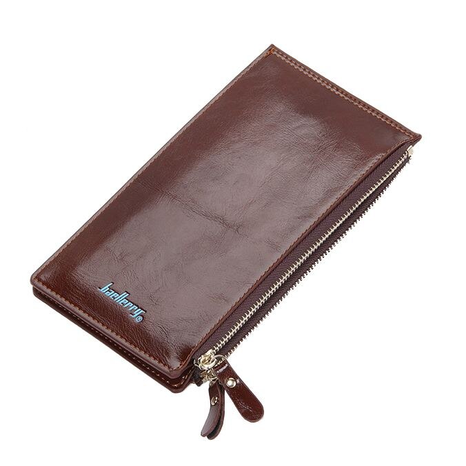 baellerry 1x PU leather Ladies long section multi-function zipper large capacity card Coin Purses - ebowsos