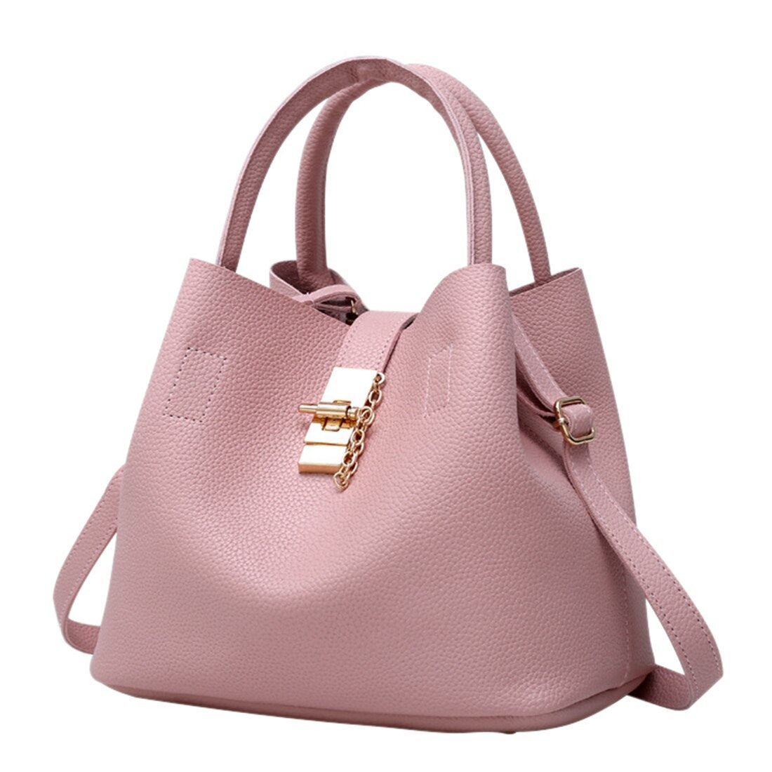 retro new fashion shoulder bag thickening microfiber portable bucket bag ladies Messenger bag - ebowsos