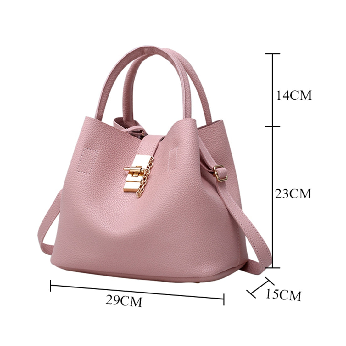 retro new fashion shoulder bag thickening microfiber portable bucket bag ladies Messenger bag - ebowsos