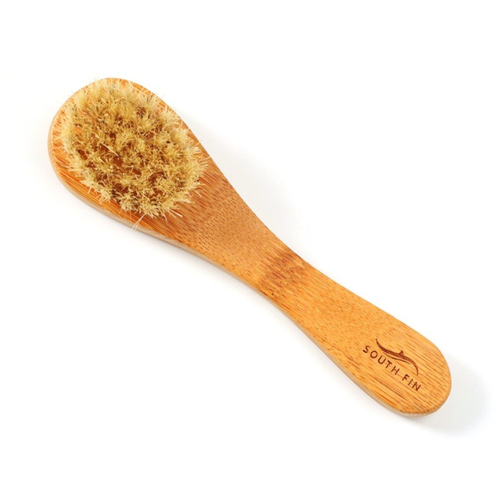 Facial Cleanser Brush Bamboo Massage Brushes Portable Size Face Cleaning Massage Face Washing Product Skin Care Tool - ebowsos