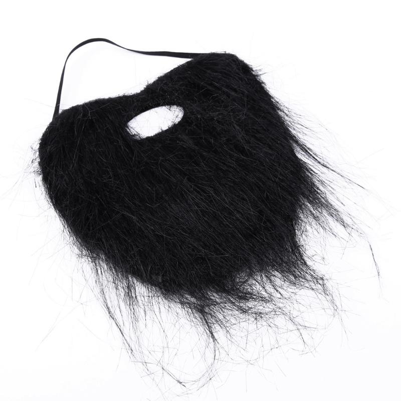 Fake Moustache Artificial Beard Stick-on Tash Whiskers Dress Party Joke For Party Lint Fabric Party Masks - ebowsos