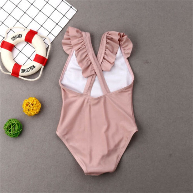 Family Matching Mother Daughter Women Kids Girl Bikini Bathing Swimsuit Swimwear - ebowsos