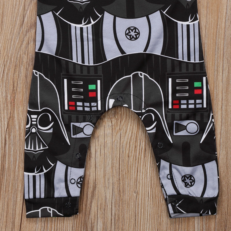 Fashion Baby Boy Clothes Toddler Kids Cartoon Star Wars Romper Sleeveless Jumpsuit Clothes Outfits - ebowsos