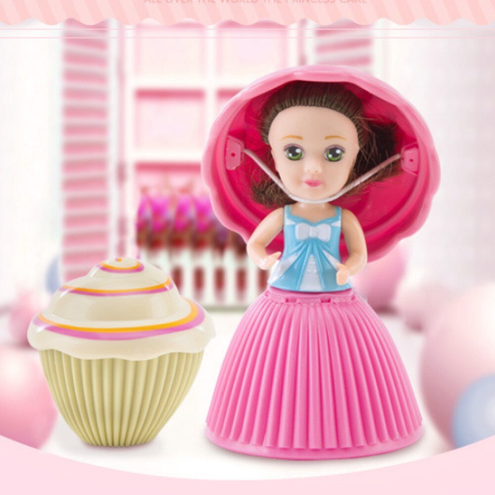 Fashion Cartoon Lovely Surprise Cupcake Princess Doll Mini Beautiful Cute Fashion Cartoon Lovely Surprise Cupcake-ebowsos