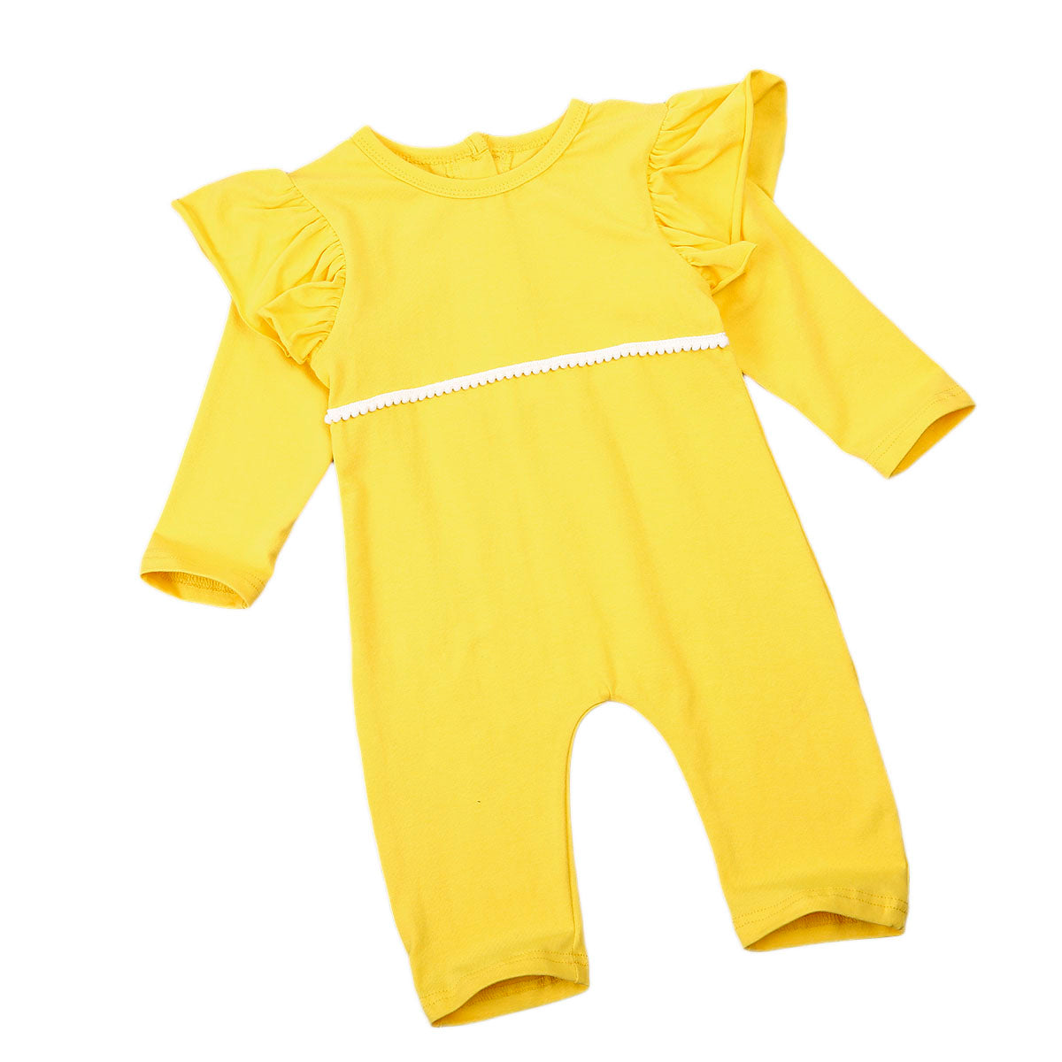 Fashion Kid Baby Girls Long Sleeve Romper Cotton Jumpsuit Playsuit Clothes Outfit 6M-3T - ebowsos