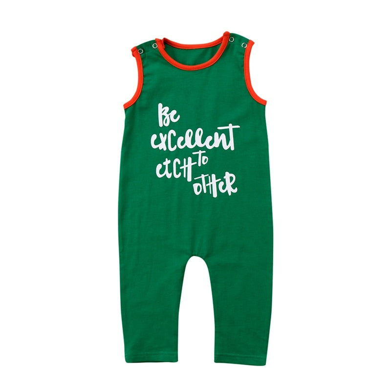 Fashion Summer Children Clothing Sleeveless Newborn Toddler Infant Baby Boys Romper Jumpsuit Outfits Clothes 0-24M - ebowsos