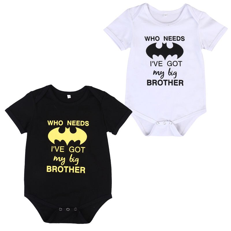 Fashion Toddler Baby Boy Girl Batman Jumpsuit Bodysuit Sunsuit Clothes Outfits - ebowsos