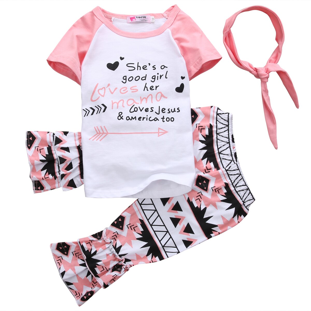 Fiore Bambine Bambini Outfit Casual T-shirt+Pantaloni Leggings 2 pz Vestiti Set - ebowsos