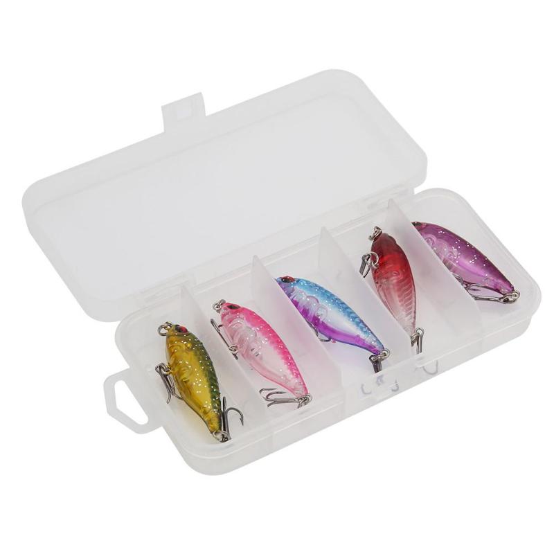 Fish Lure Bait Set Sea Fishing Lure Sinking Lure Fishing Tackle 5cm 3.1g,2.5g 4cm-ebowsos