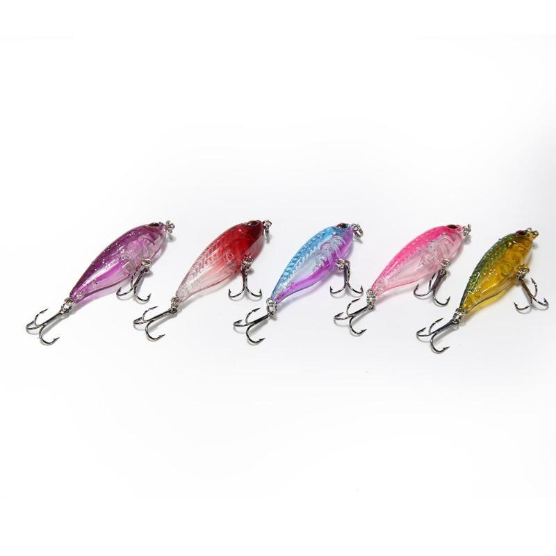 Fish Lure Bait Set Sea Fishing Lure Sinking Lure Fishing Tackle 5cm 3.1g,2.5g 4cm-ebowsos