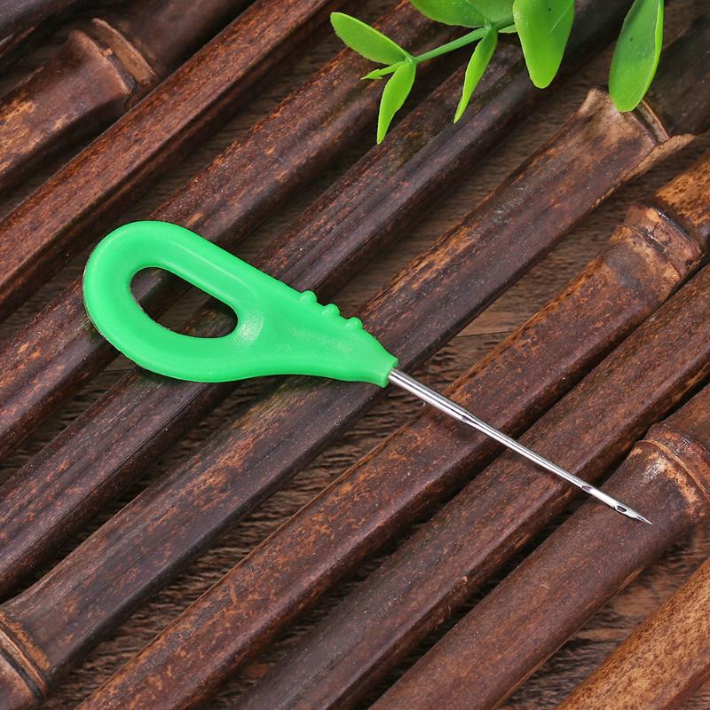 Fishing Bait Knot Barb Pin Needle Durable Portable Bait Steel Tool Knot Drill Pins Splicing Making Tools Angling Tackle-ebowsos