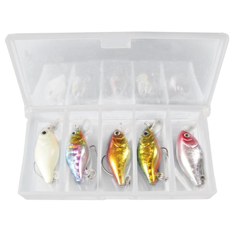 Fishing Baits Set Mini Fishing Lures Tackle Hard Single Hooks Authorized 1 Minino Set Bionic Bait Lure Fishing Tool Accessories-ebowsos