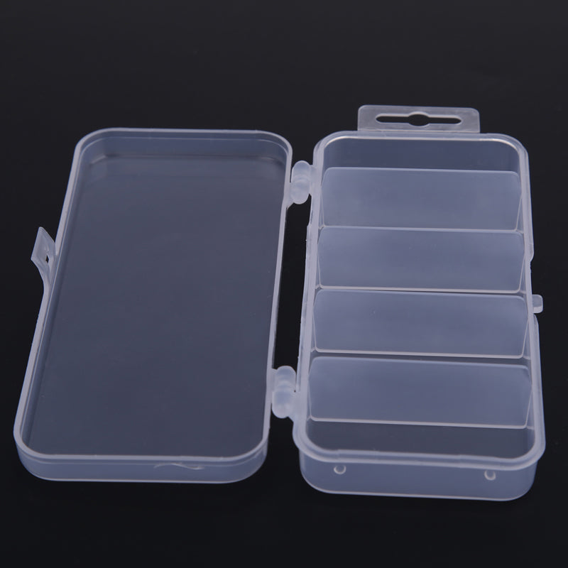 Fishing Lure Bait Box 5 Grids Transparent Plastic Storage Organizer Container Case-ebowsos