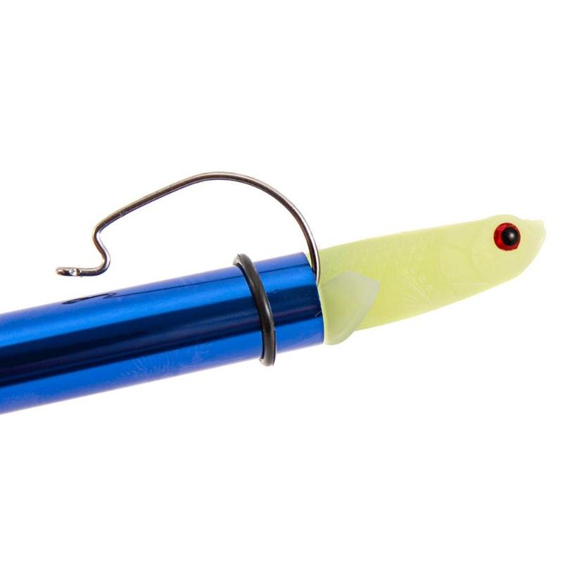 Fishing Lure Wacky Worm Rig O-Ring Wacky Worm Rig Tool Soft Baits Lures Stick with Anti-lost Rope Aluminium Alloy Fishing Tool-ebowsos