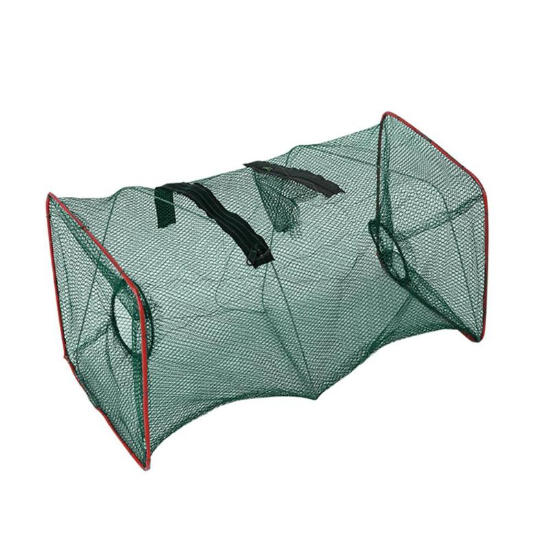 Fishing Net Cage Catcher Trap for Crab Fish Shrimp Portable Mesh Tackle-ebowsos