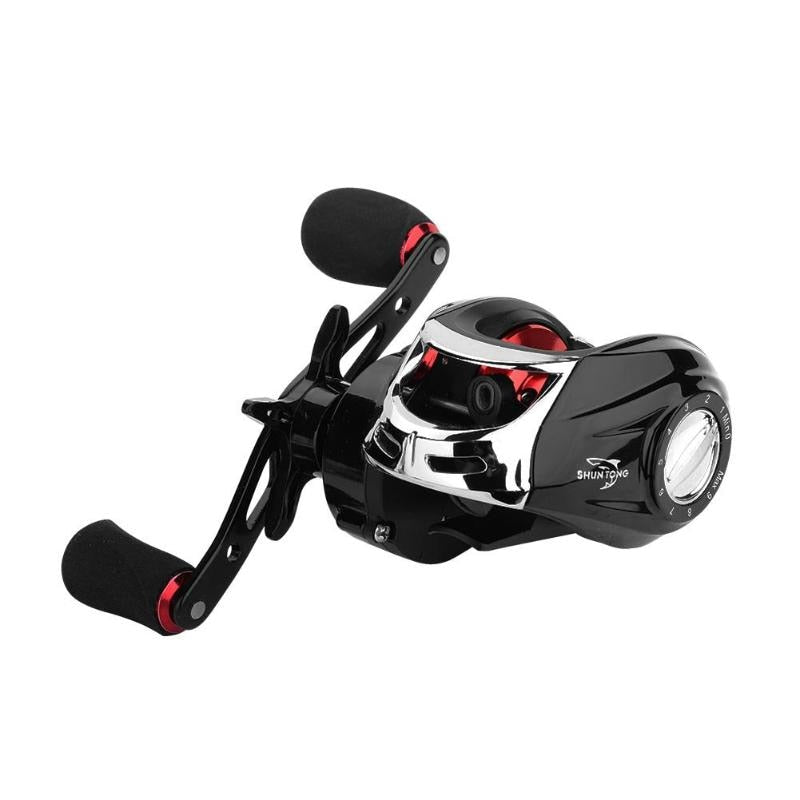 Fishing Reels Classic Delicate 18+1 Bearings Low Profile Baitcasting Fishing Reel 7.2:1 Right Hand Fish Reels-ebowsos