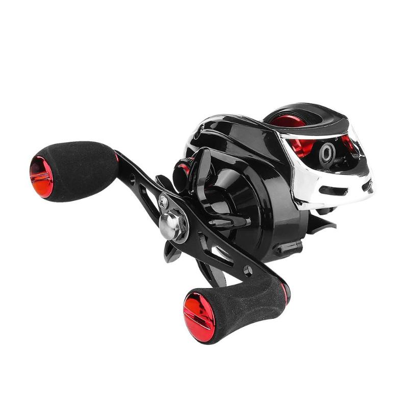 Fishing Reels Classic Delicate 18+1 Bearings Low Profile Baitcasting Fishing Reel 7.2:1 Right Hand Fish Reels-ebowsos