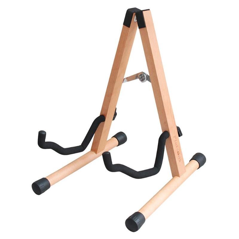 Flatsons Guitar Stand Detachable Collapsible Solid Wood BeechFoldable Bass Guitar Rack for Professional Guitarist-ebowsos