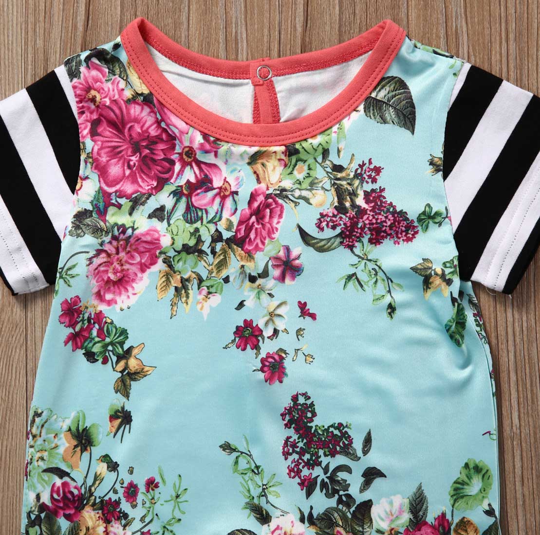 Floral Newborn Baby Girls Boys Romper Jumpsuit Playsuit Outfits Sunsuit - ebowsos