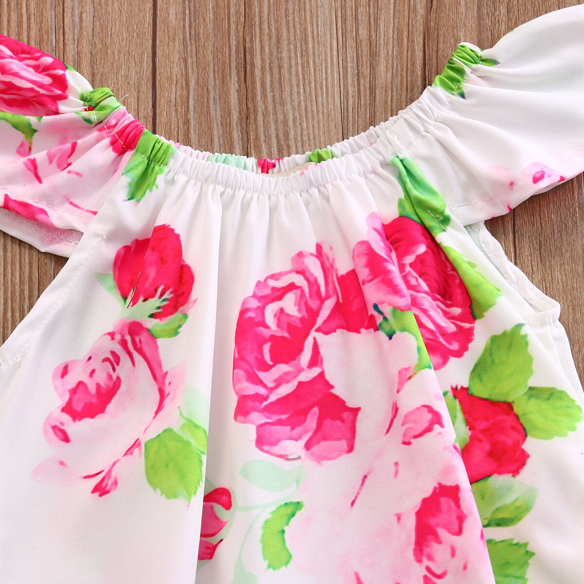 Floral Newborn Infant Kids Baby Girl Jumpsuit Bodysuit Outfit Sunsuit Clothes - ebowsos