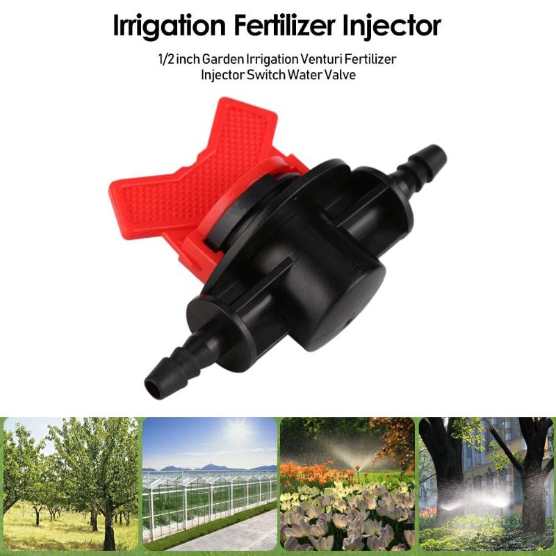 Flow Control Valve for 1/2 inch Fertilizer Injector Switch Water Valve kit Agriculture Garden Drip Irrigation Watering Hose - ebowsos